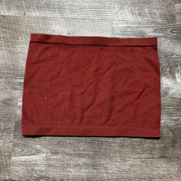Bozzolo Ribbed Cropped Tube Top Size M/L - Picture 1 of 6